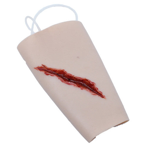 TraumaSim Wearable Jagged Laceration Forearm with Bleeding Capacity