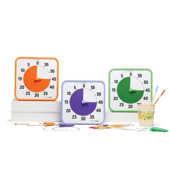 Time Timer Classroom Set of 3 Secondary Colours 19cm