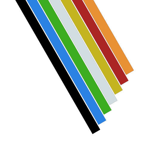 Visionchart Vista Magnetic Strip 25mm White Pack of 2