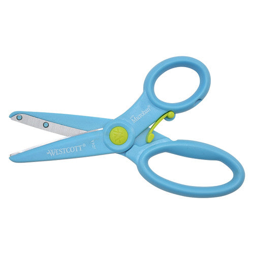 Westcott Pre-School Anti-Microbial Spring Scissors 137mm Assorted Colours Box of 6