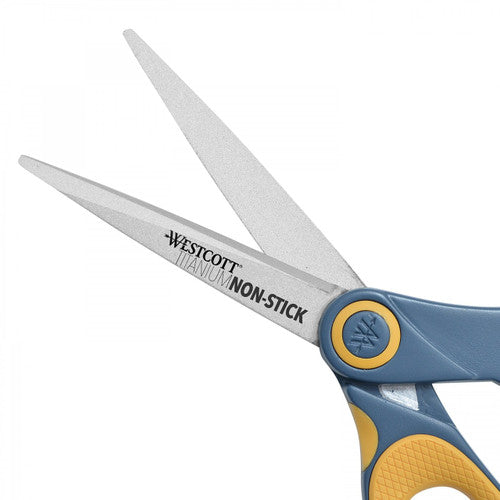 Westcott Titanium Bonded Non-Stick Scissors 203mm Straight Handle Box of 6